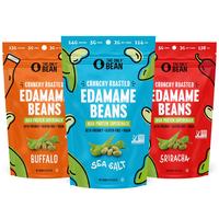 The Only Bean - Crunchy Roasted Edamame Beans (Variety) - Keto Snack, High Protein, Healthy Snacks, Low Carb, High Fiber, Glu...