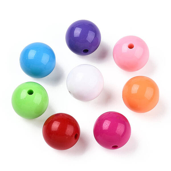 Opaque Acrylic Beads