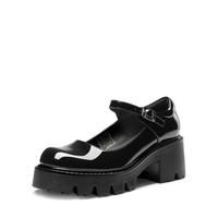 Dream Pairs Women's Mary Janes Shoes Platform Dress Low Heel Chunky Pumps Round Toe Ankle Strap Pumps Shoes Oxfords