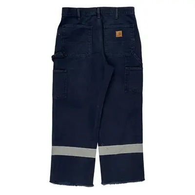 Carhartt Carpenter Trousers - 32? Waist Dark Wash Cotton
