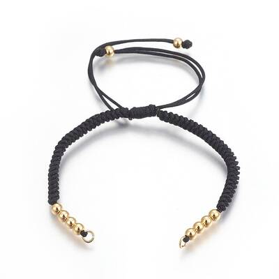 Nylon Cord Braided Bead Bracelets Making