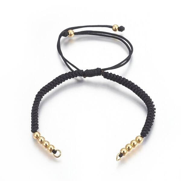Nylon Cord Braided Bead Bracelets Making