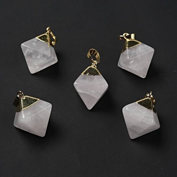 Natural Quartz Crystal Pendants