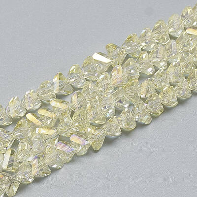 Electroplate Glass Beads Strands