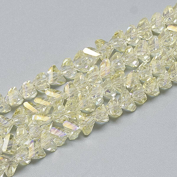 Electroplate Glass Beads Strands