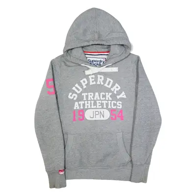 SUPERDRY Womens Grey Hoodie M