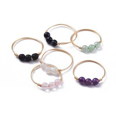 Natural Gemstone Finger Rings