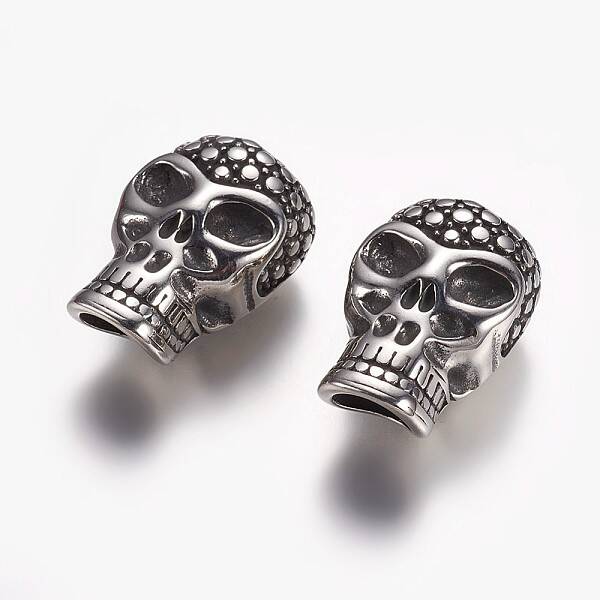 304 Stainless Steel Magnetic Clasps with Glue-in Ends