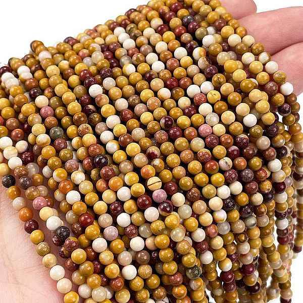 Natural Mookaite Beads Strands