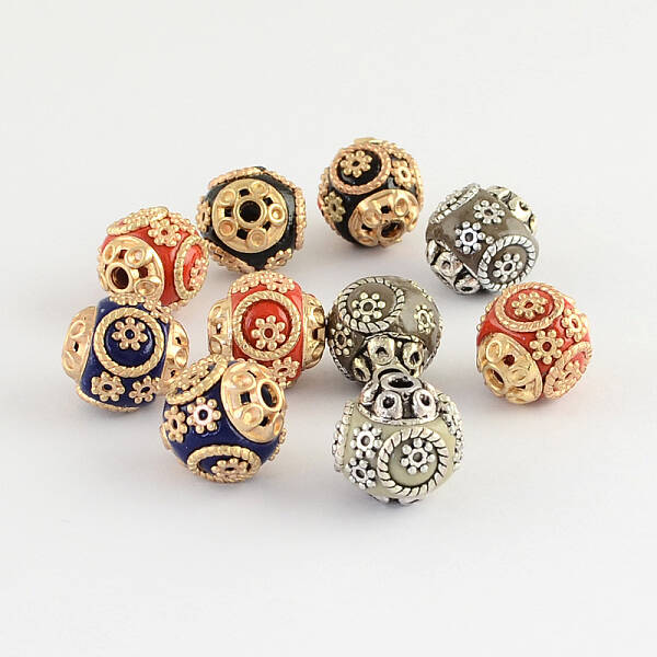 Round Handmade Indonesia Beads