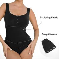 Popilush The Shapewear Button Bodysuits For Women Sleeveless Bodysuits Soft Womenswear Comfortable Adjustable