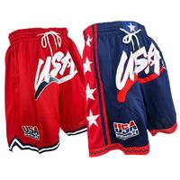 NEW Men's Basketball shorts Four pockets 2024 USA Dream Team Cheap and High Quality Sewing embroidery covered court Beach Pan...