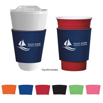 250 Promotional Comfort Grip Cup Sleeve - Foam Insulated