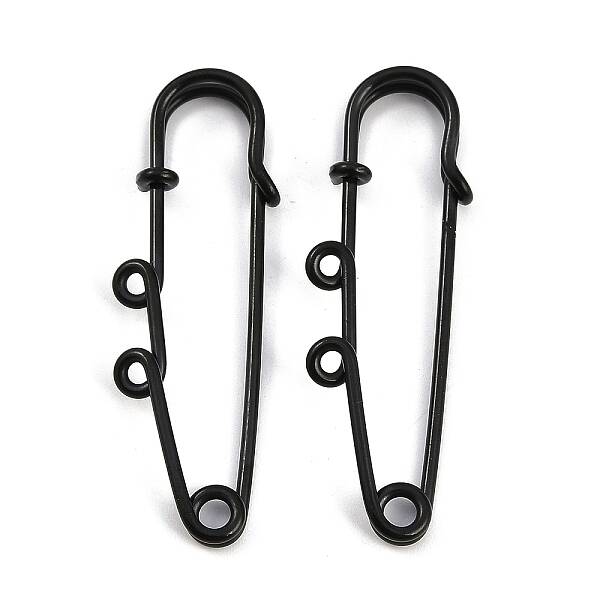 Ion Plating(IP) 304 Stainless Steel Safety Pins Brooch Findings
