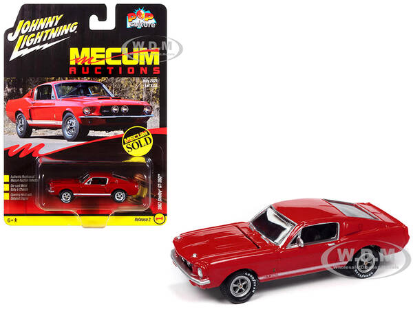 1967 Shelby GT-350 Red with White Side Stripes \