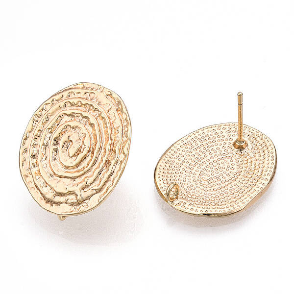 Brass Stud Earring Findings