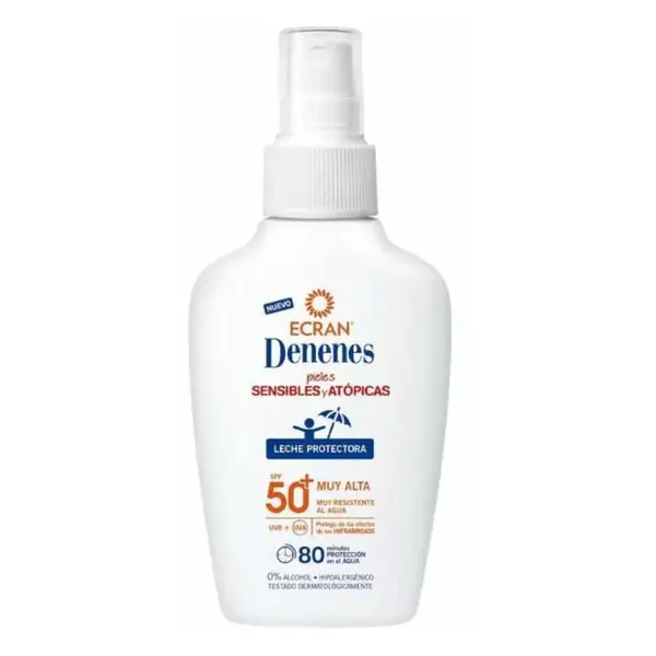 Denenes Sun Protective Milk Spray Spf50+ Sensitive Skin 100ml