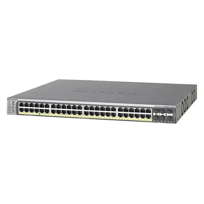 Netgear GSM7252PS-100EUS | Prosafe M5300 Series M5300-52G-PoE+ 48 x RJ-45 Ports PoE+ 10/100/1000Base-T + 4 x Combo SFP Ports ...