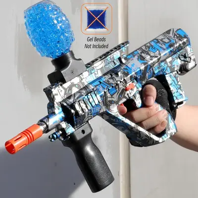 Electric Water Ball Shooting Toys, Automatic Splat Shooting Toys, Outdoor Game Toys for Ages 14+ and Adults, Outdoor Water To...