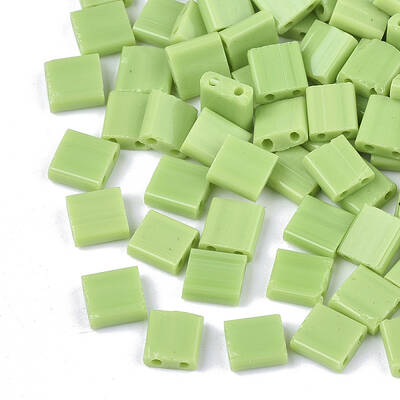 2-Hole Opaque Glass Seed Beads