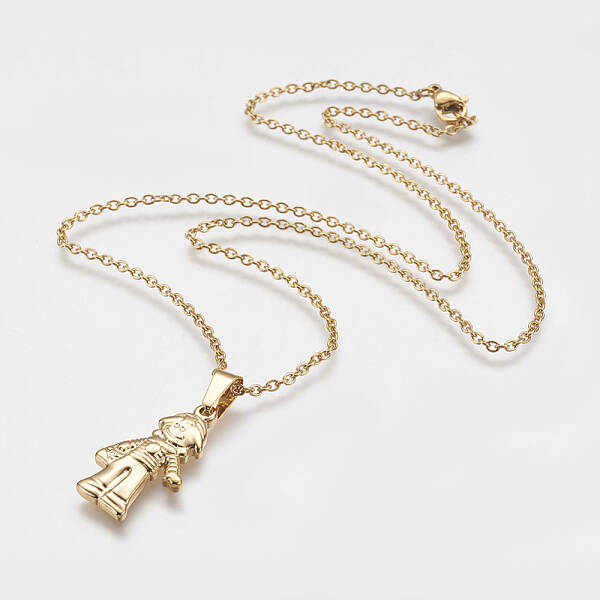 304 Stainless Steel Pendant Necklaces