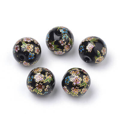 Printed Glass Beads