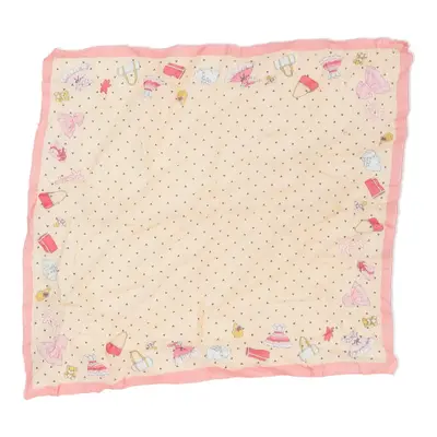Unbranded Polka Dot Scarf - No Size Pink Cotton