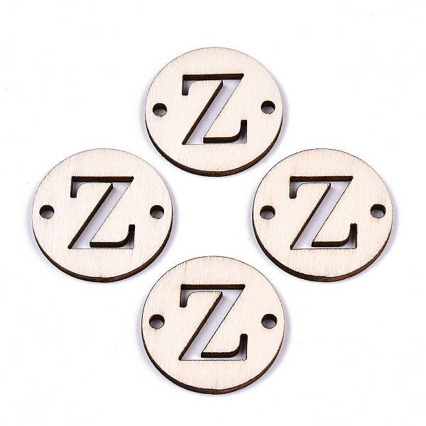 Unfinished Natural Poplar Wood Links Connectors