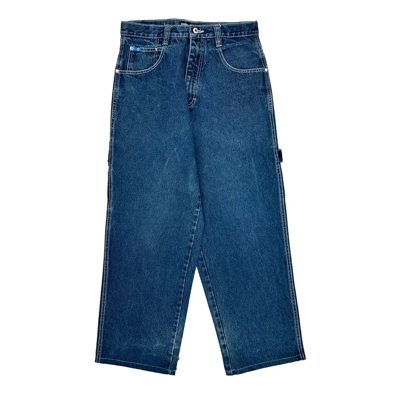 Southpole Baggy Carpenter Jeans - 30W 29L Blue Cotton