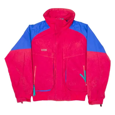 COLUMBIA Mens Jacket Red Nylon M