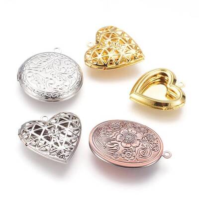Brass Locket Pendants