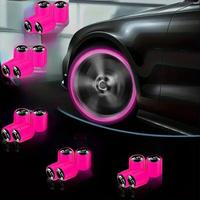 Luminous Valve Cap, 20pcs/set Glow in The Dark Car Tire Valve Stem Cap, Vacuum Tire Valves, Luminous Valve Cover for Automobi...
