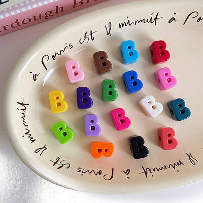 Opaque Acrylic European Beads