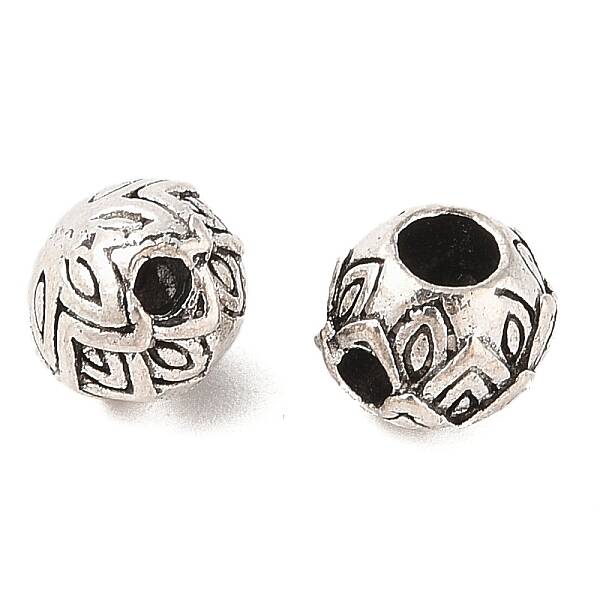 Tibetan Style Alloy 3 Hole Guru Beads