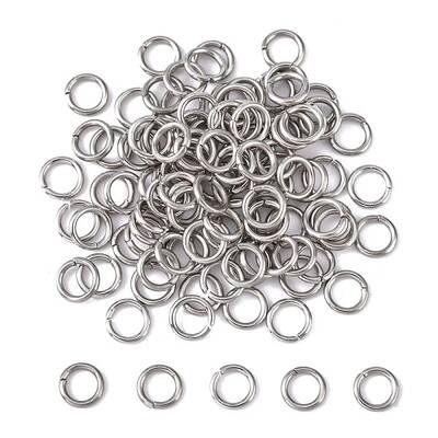 Tarnish Resistant 304 Stainless Steel Open Jump Rings
