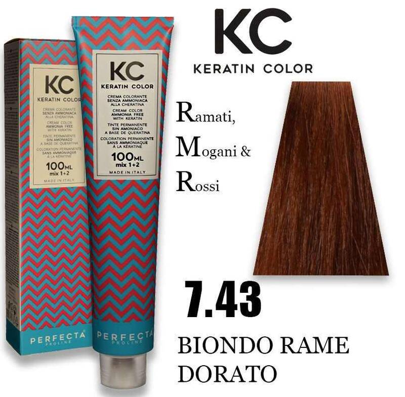 Kc Crema Colorante Alla Cheratina 100 Ml 7,43