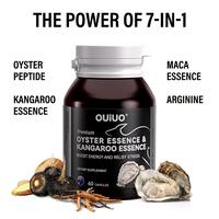 OUlUO-Men's Vitamin - Oyster Kangaroo Capsules - With Arginine Maca Essence Oyster Peptide Kangaroo Essence Zinc Sel