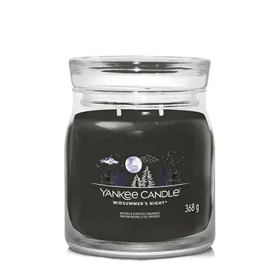 Yankee Candle Candela Aromatica Signature In Vetro Medio Midsummer’S Night 368 G
