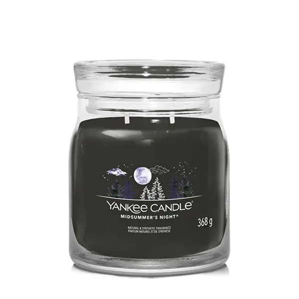 Yankee Candle Candela Aromatica Signature In Vetro Medio Midsummer’S Night 368 G