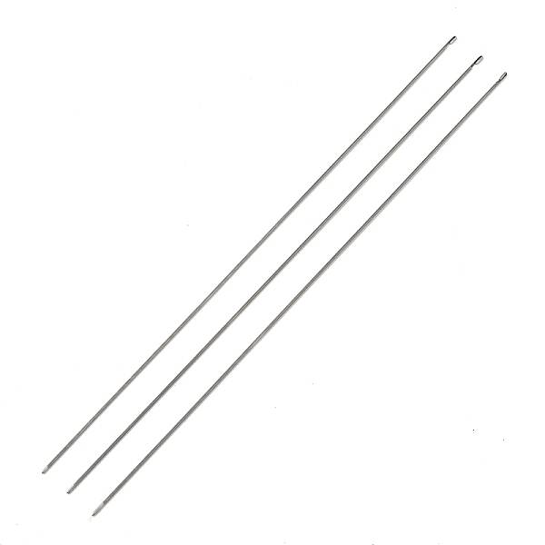Steel Beading Needles with Hook for Bead Spinner