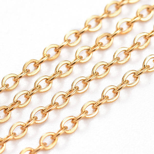 Handmade Ion Plating(IP) 304 Stainless Steel Cable Chains