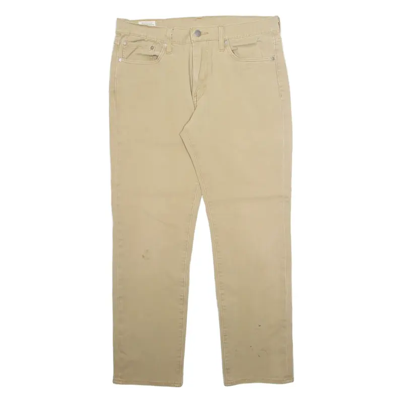 LEVI'S 511 Mens Trousers Beige Regular Straight W32 L30