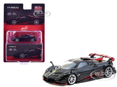 Pagani Imola Nero Oro Black Metallic with Italian Flag Stripes \