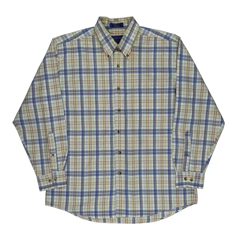 Pendleton Checked Shirt - Large Multicoloured Cotton | Size: large