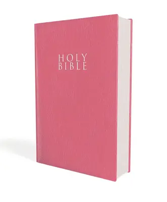 NIV, Gift and Award Bible, Leather-Look, Pink, Red Letter, Comfort Print Paperback