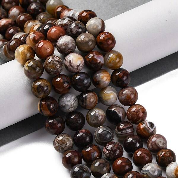 Natural Mexico Crazy Agate Beads Strands