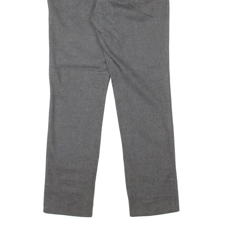 FRED MELLO Check Mens Trousers Grey Slim Skinny W27 L29