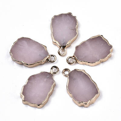Natural Rose Quartz Pendants