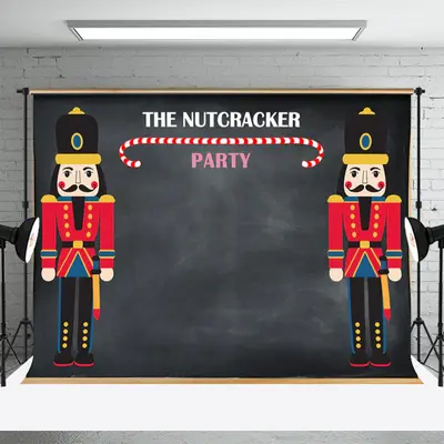 The Nutcracker Party Blackboard Christmas Backdrop - Aperturee