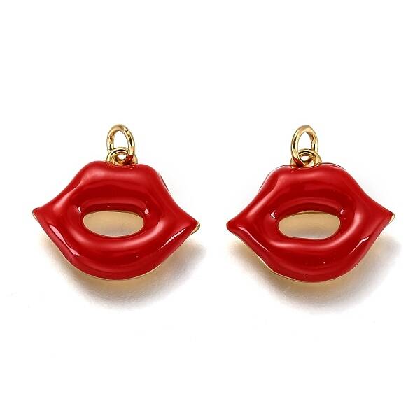 Brass Enamel Pendants